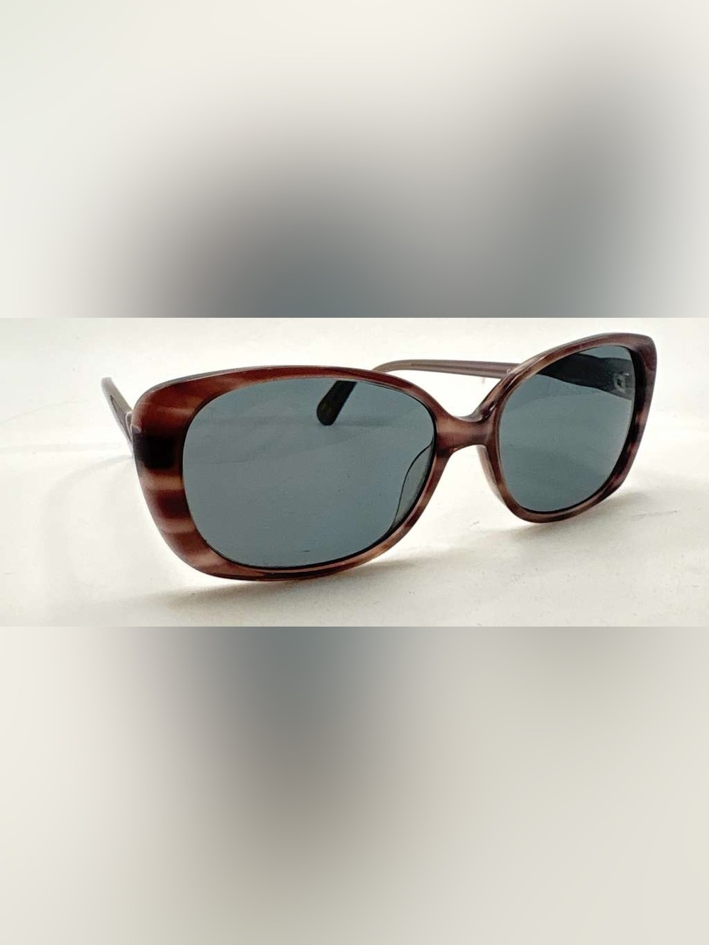 Nine West Purple Gray Oval Sunglasses Frames Only